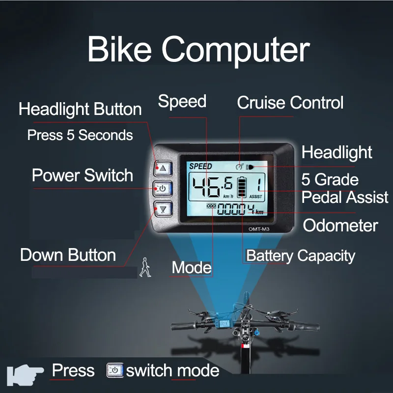 ZPAO 26 Inch Folding Electric Bicycle, 48V 10.4Ah Lithium Battery, 350W Mountain Bike, 5 Grade Pedal Assist, Suspension Fork
