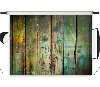 

Polyester & Vinyl Grunge Moldy Old Wooden Board Newborn Backdrops Background For Photography Studio Backdrop Photo Props Decor