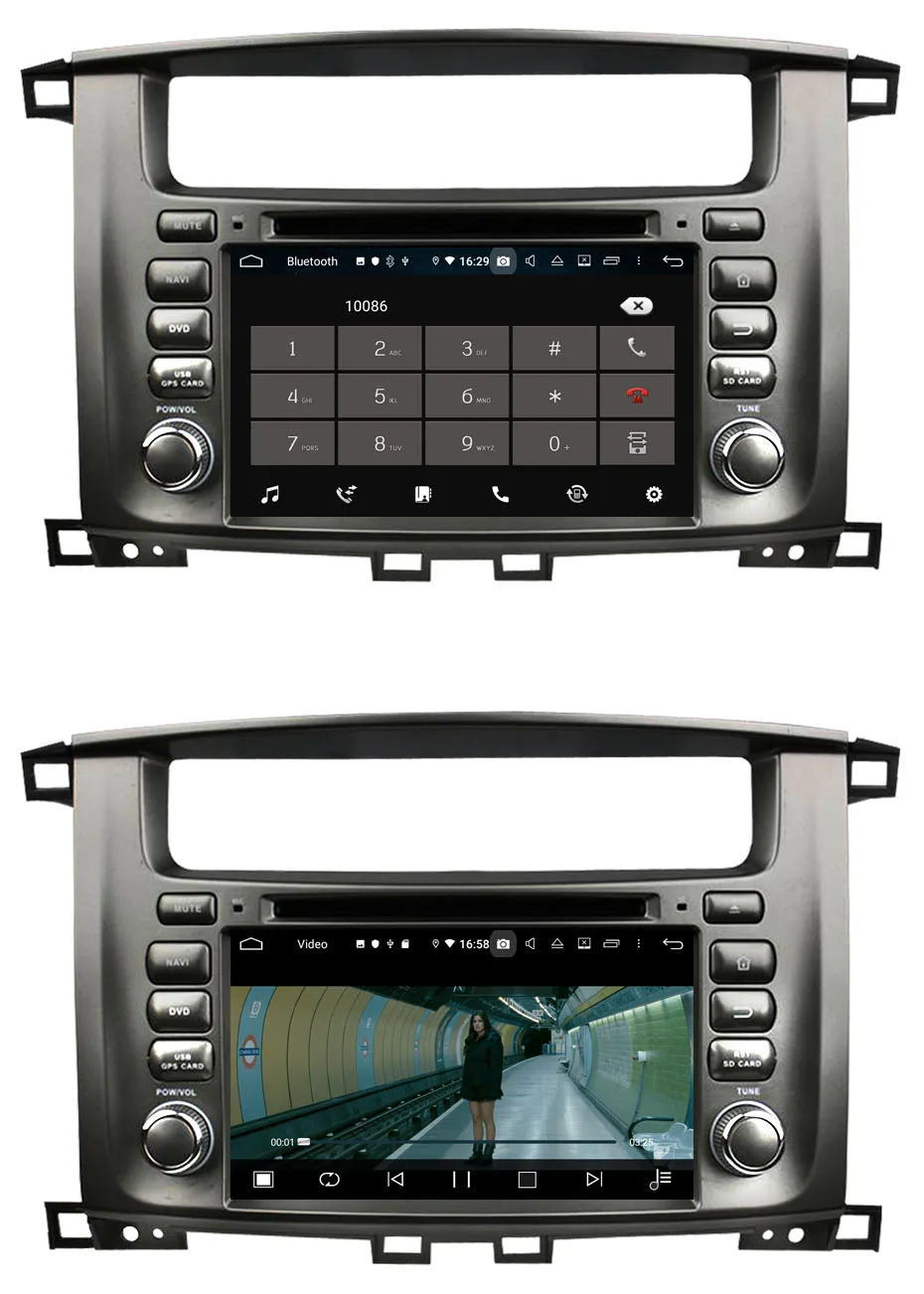 Discount KANOR Android 9.0 Octa Core 2 Din Car Radio For Toyota Land Cruiser 100 Car Radio Audio Video Player 2 Din GPS Multimedia 14
