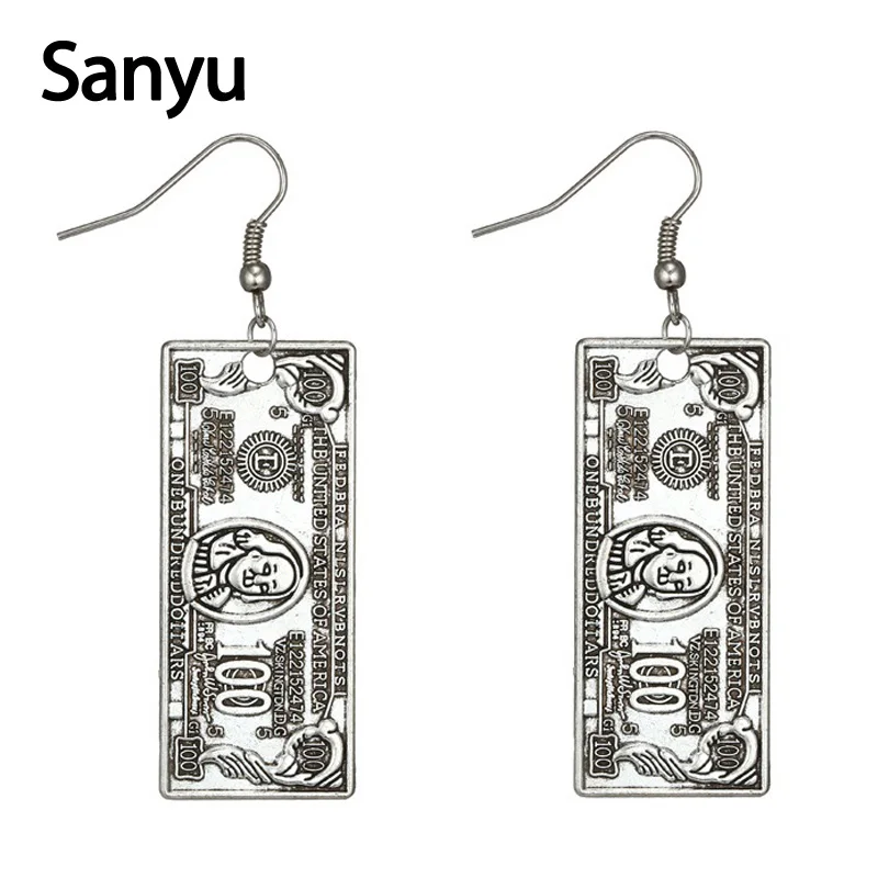 

Cool Punk Antique Silver Carving Drop Earrings Personalized Creative Fashion Vintage Dangle Earrings for Women Men Brincos 2019