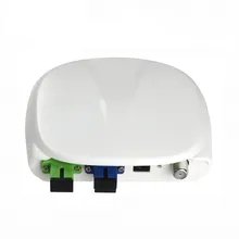 Оптоволоконный FTTH оптический приемник SC/APC-SC/UPC с WDM и AGC мини-узел Внутренний оптический приемник с белым пластиковый чехол