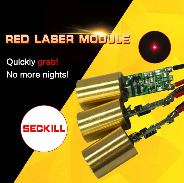 

Red laser module laser head laser light tube lamp stage props laser module 100MW