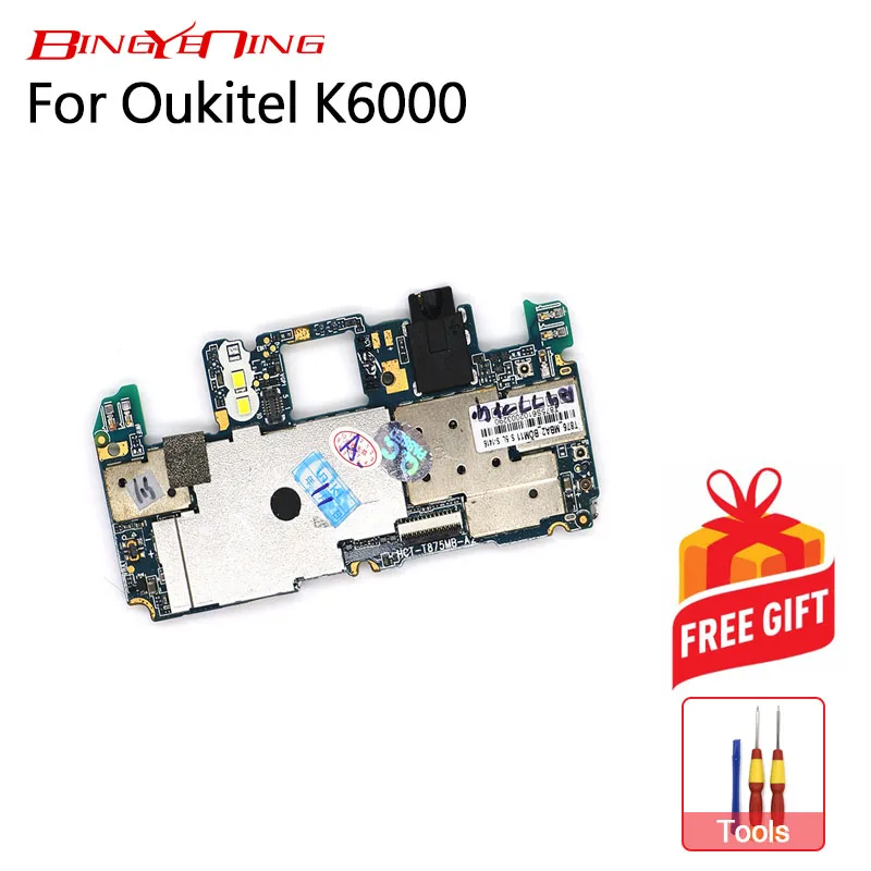 Материнская плата BingYeNing для Oukitel K6000 2 ГБ + 16 Гб ПЗУ гибкий кабель Android 6 0