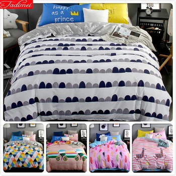 

Black White Stripe Wave Point 3/4 pcs Bedding Set Kids Bedlinens 1.5m 1.8m 2.0m 2.2m Bedsheet King Queen Double Size Duvet Cover