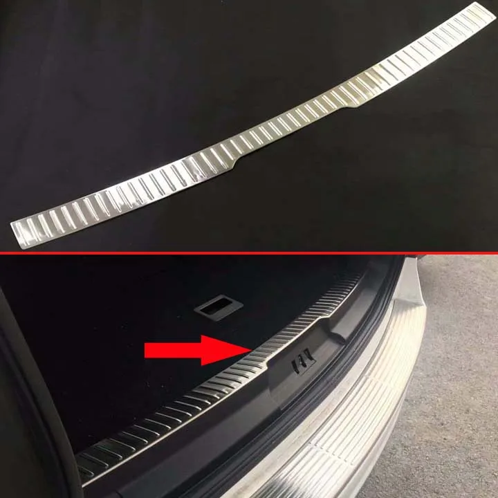 

For Ford Expedition 2018 2019 Stainless Steel Rear Trunk Bumper Pedel Sill Cover Trim Styling Decoration Car Accessories