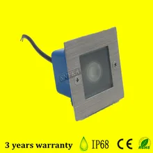 3 Вт светодиодный подземный светильник, Водонепроницаемый IP68 светодиодный наземные светильники Светодиодный похоронены светильник плинтус