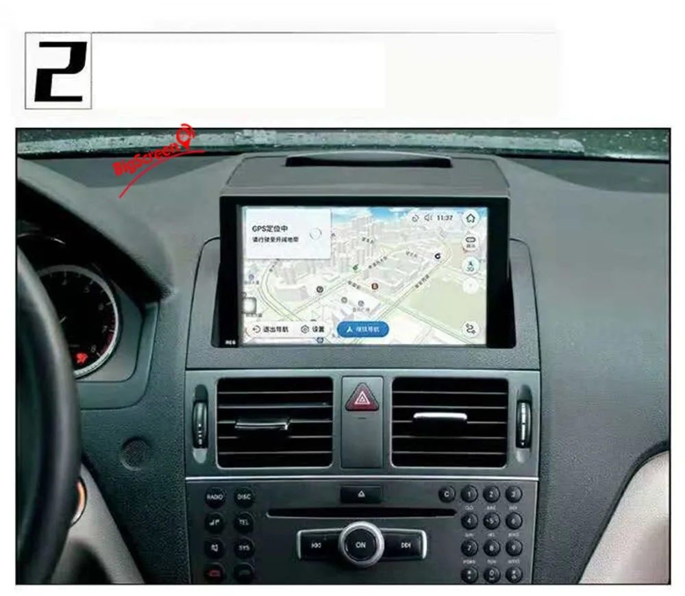 Android 9 0 32g Автомобильный Радио dvd плеер GPS навигация для Mercedes Benz C klasse w204 2007 2011