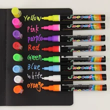 1pcs Liquid Chalk Marker Pens Erasable Multi Colored Highlighters LED Writing Board Glass Window Art 8 Colours Marker Pens 1pcs Liquid Chalk Marker Pens Erasable Multi Colored Highlighters LED Writing Board Glass Window Art 8 Colours Marker Pens