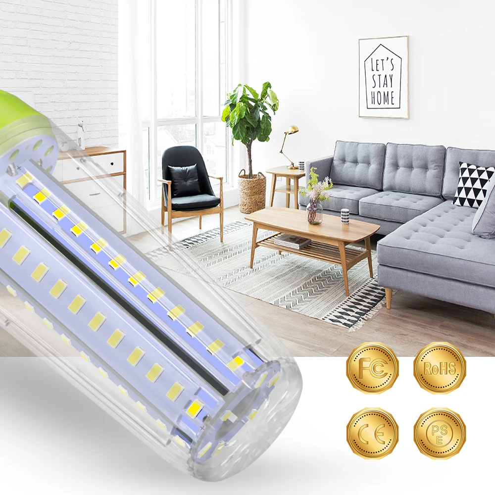

WENNI LED Bulb E27 220V LED Lamp 20W Corn Light 10W 15W E14 LED Candle Bulb 110V No Flicker Bombilla 5736 Energy Saving Lighting