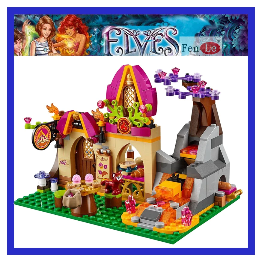 Bela Elves 10549 Dragon Sanctuary строительные блоки DIY Развивающие игрушки совместимы с 41178 друзьями