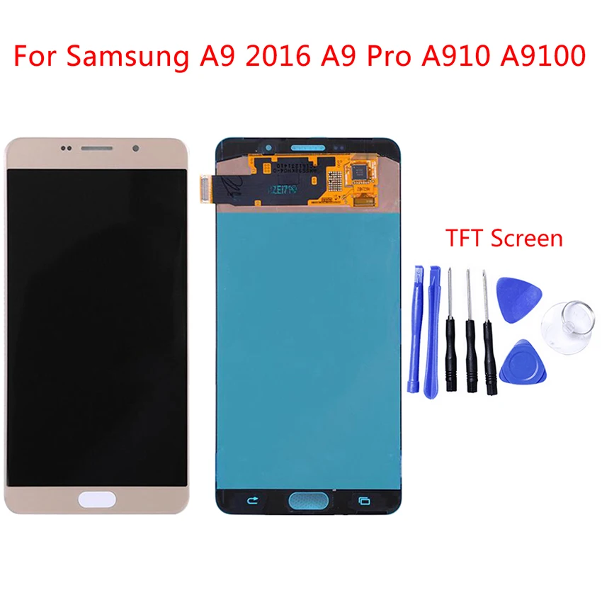 

TFT LCD For Samsung Galaxy A9 2016 LCD Display Touch Screen Digitizer Assembly Replacement+Tools