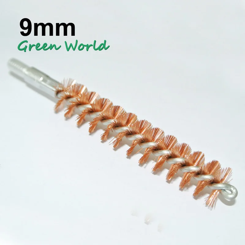 

Green World 5pcs/lot 9mm/.38cal Phosphor Bronze Bore Brush,gun Clean Brush for Rifle ,Thread 8-32