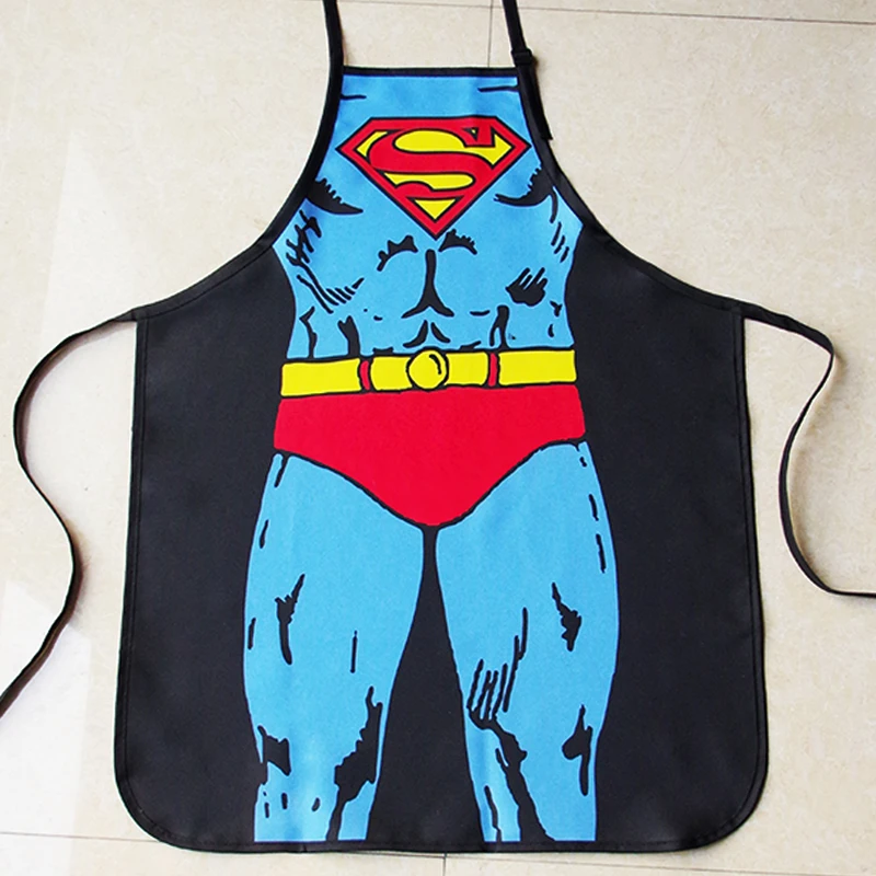 

Novelty Sexy Man Women muscle printed apron bibs home cooking baking cleaning aprons kitchen accessories