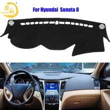 Easysee крышка приборной панели Pad Dashmat коврик с рельефом от солнца шахматная доска крышка Carpe для HYUNDAI Sonata 8 пыли