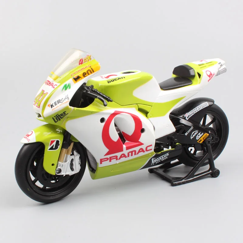 1 12 newray 2010 Pramac гоночной команды ducati GP10 № 41 Aleix moto rcycle игрушечные машинки весы супер велосипед moto модель для детей