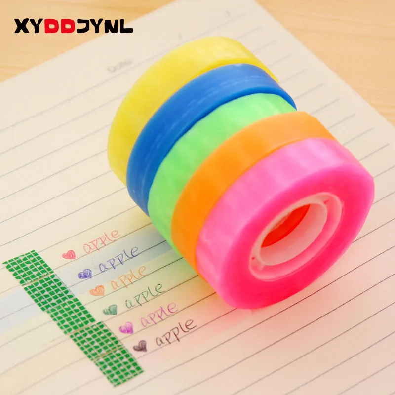 1 Pcs 32M Can Write Color Transparent Adhesive Tape Children DIY