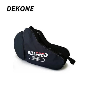 

Shoulder Roller Skate Bag 600D Encryption Waterproof Fabric Oxford for Adult Large Space hockey Helmet Portable Carry Sport Bag