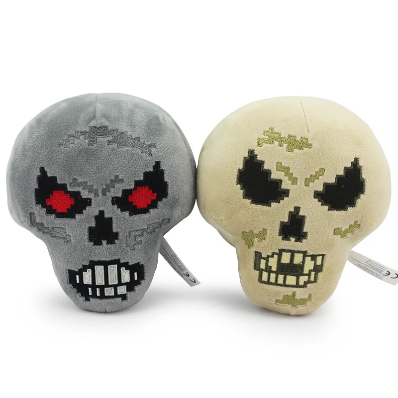 Free Shipping High Quality Cute Minecraft Toys Terraria Stuffed Plush Toys Skull Plush Toys Doll Kids