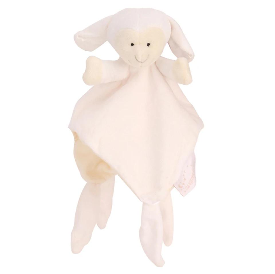 Животное нежное полотенце Новорожденный ребенок спальный нежное полотенце малыш милый мультфильм квадратный плюшевый мягкий Кукольное полотенце