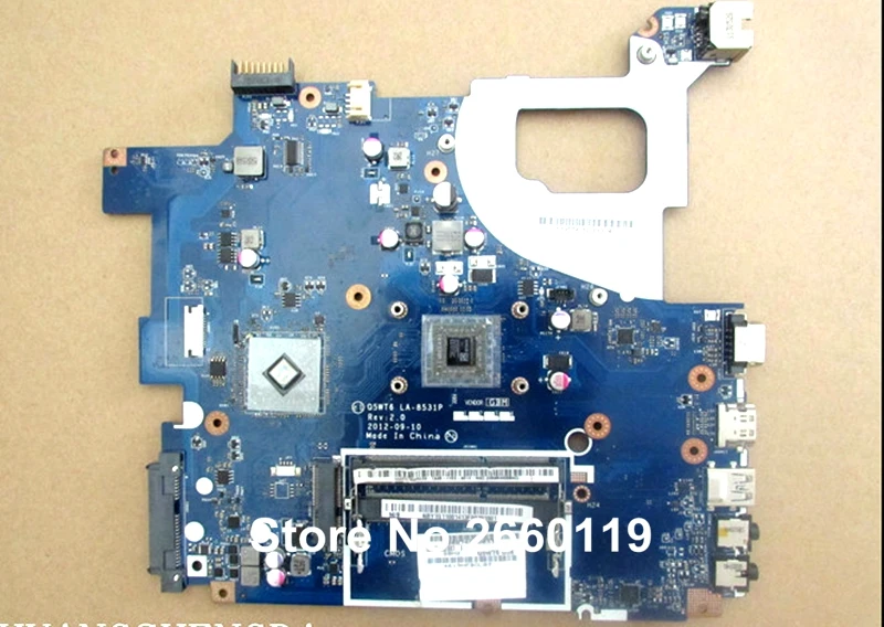 100% Working Laptop Motherboard For Acer E1-521 Q5WT6 LA-8531P NBY1G11001 System Board Fully Tested