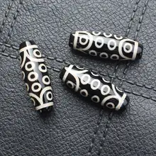 3 шт., длина 27-30 мм, 2-15eyes, 21 eyes, овальные бусины тибетского дзи, большое разнообразие узоров, бисер для изготовления ювелирных изделий