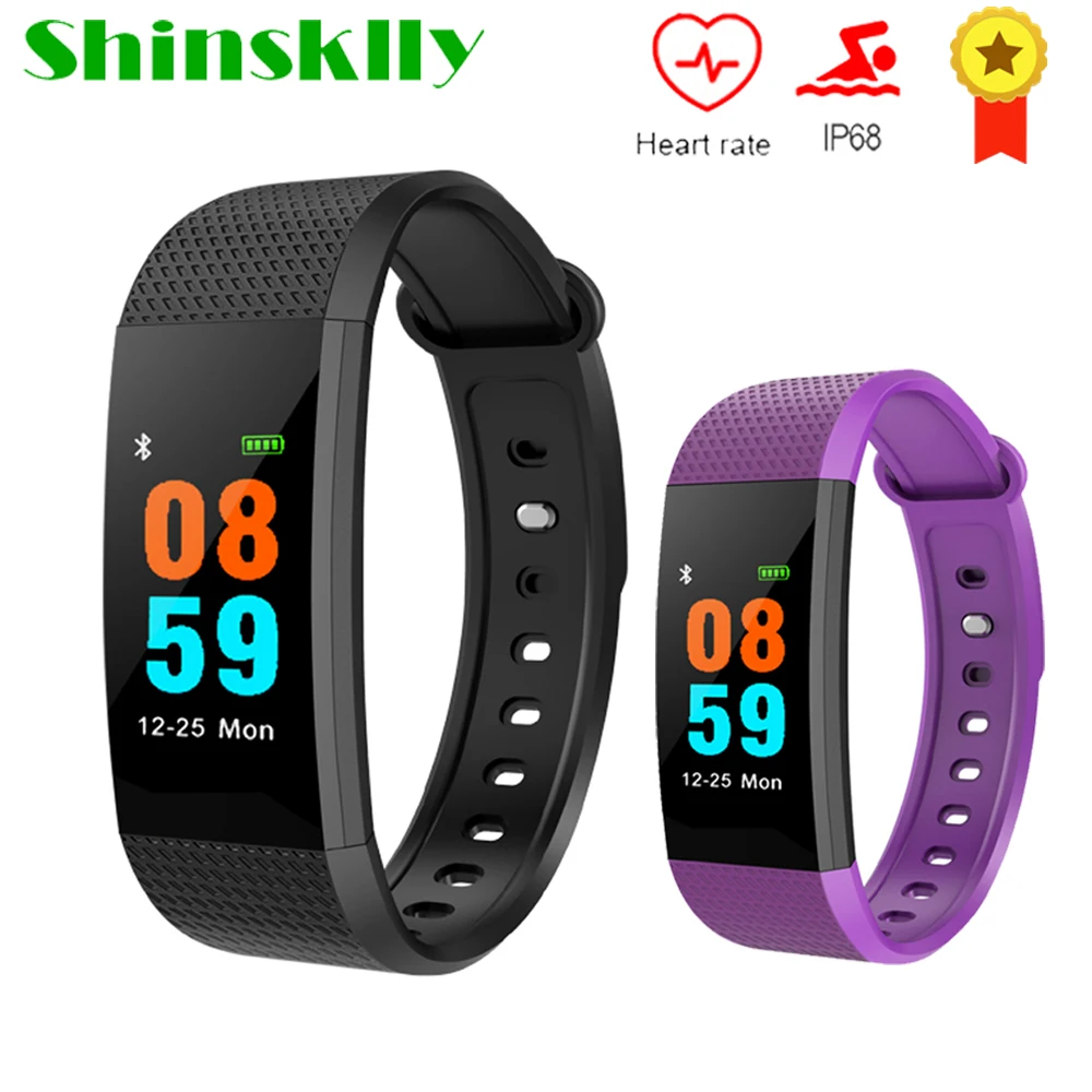 Smart bracelet Continuous Heart Rate Monitor IP68 waterproof Wristband