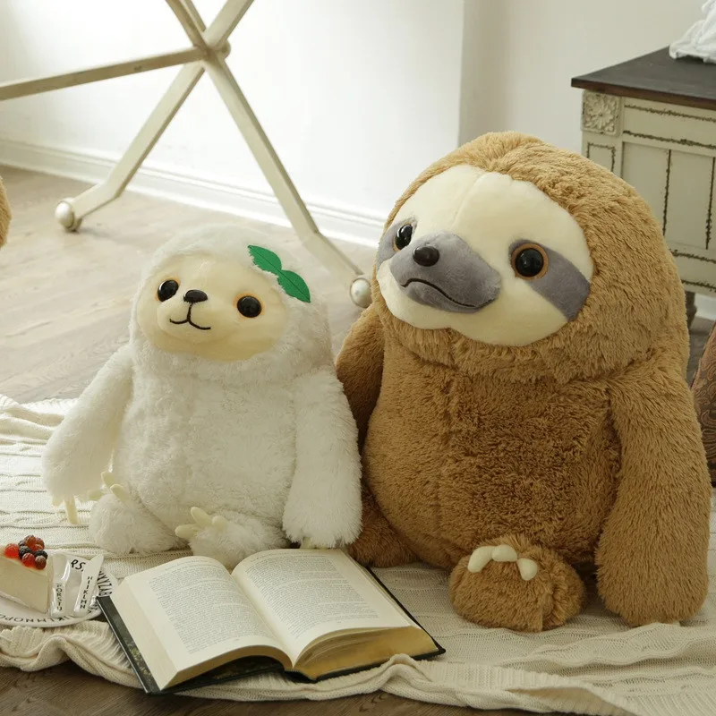 Cute Simulation Sloth Stuffed Doll Lovely Lifelike Sloth Plush Toys Baby Kids Friend Peluche Dolls  Gift Brinquedos  (2)