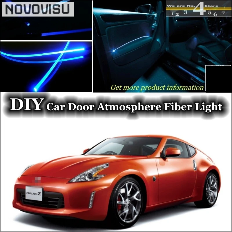 NOVOVISU For Nissan Fairlady Z  300ZX Z31 Z32 Z33 Z34 interior Ambient Light Tuning Atmosphere Fiber Optic Band Lights