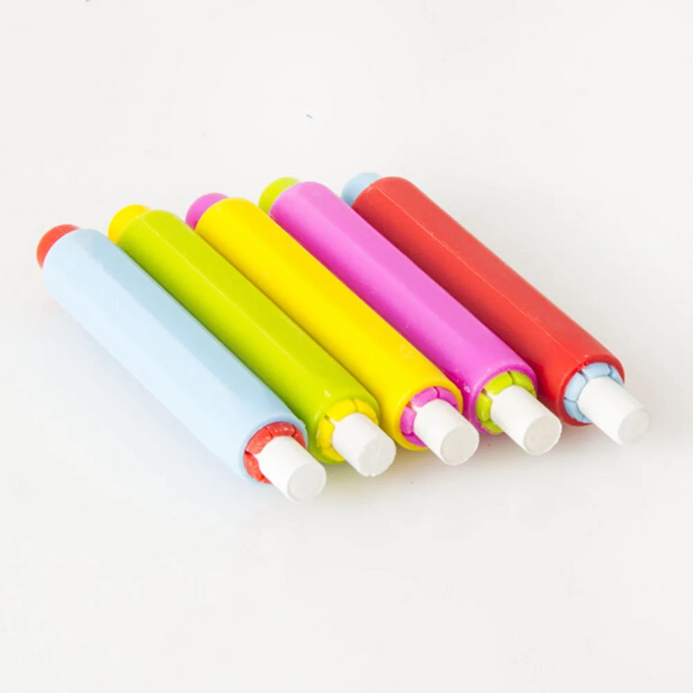 

olourful Chalk Holders Clean Teaching Hold For Teacher Children Home Education Chalk 2PCS