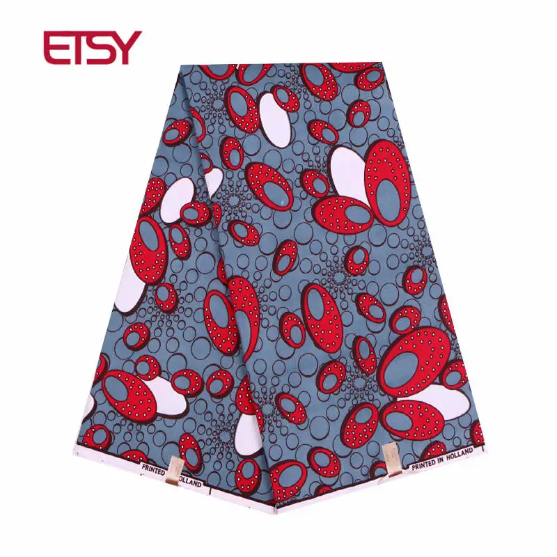 

2018 african prints fabric new hollandais wax fabric africa printed fabrics nigeria polyester ankara fabric 6 yards FP6074