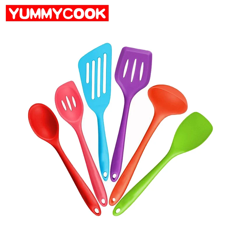Colorful Silicone Kitchen Utensil Set Colorful Silicone Kitchen Utensil Set