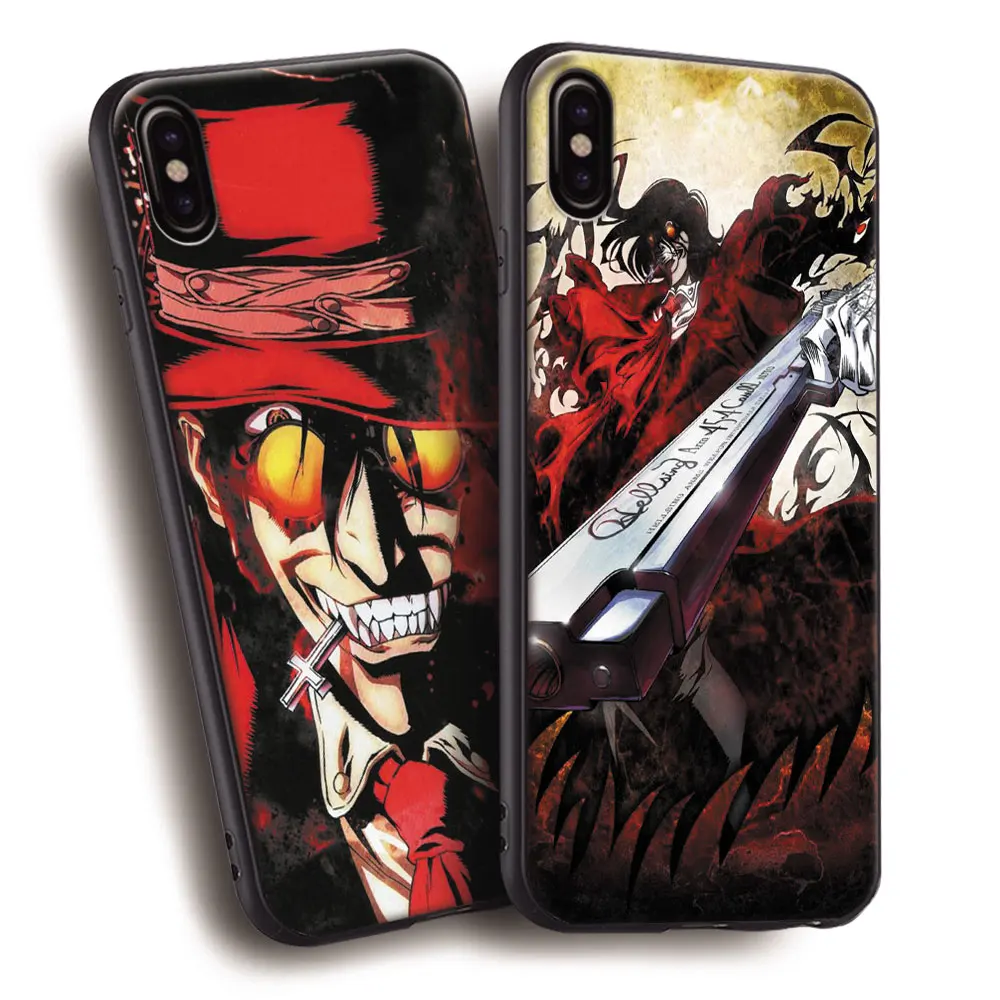 

Alucard HELLSING Soft Silicone Phone Case Cover Shell For Apple iPhone 5 5s SE 6 6s 7 8 Plus X 10