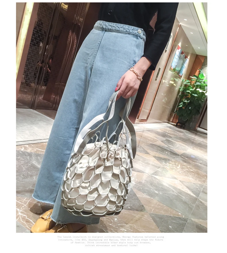 Hollow out women net bag (17)
