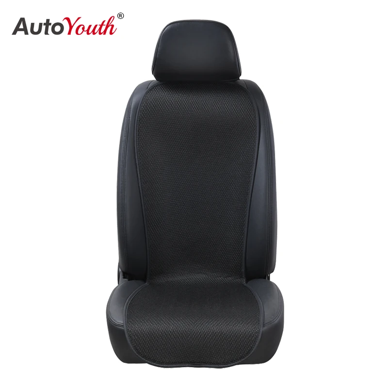 

AUTOYOUTH Breathable Ice Silk Small Waistline Car Seat Cushion Protect Automobile interior Summer Seat Cover Fit Most Cars