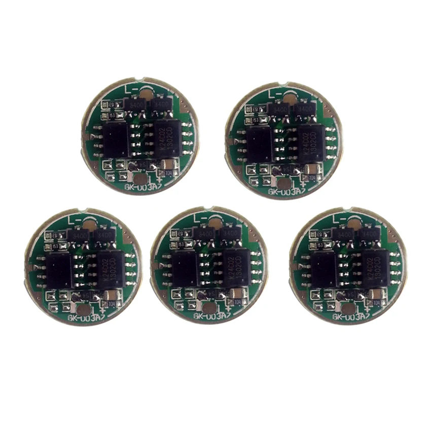 5 шт. 17 мм Cree XPL V5 U6 XM L/XM L2 T6 U2 U3 светодиодный драйвер режимов 3 7 4 2 в печатная