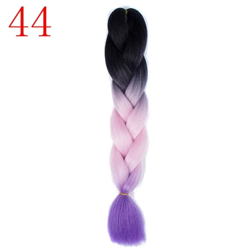 T1B/фиолетовый MERISIHAIR, Омбре, вязанные волосы, 24 дюйма, 88 цветов,, синтетические плетеные волосы для наращивания, огромные косички, прически - Цвет: T1B/фиолетовый