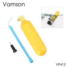 Vamson для gopro водный желтый плавающий монопод с ручкой Штатив для Xiaomi yi для DJI OSMO Action-VP412