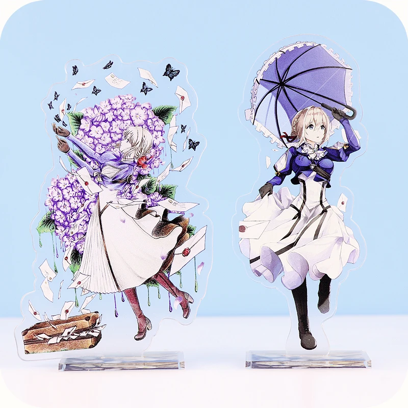 

Anime Violet Evergarden Transparent Acrylic Stand Figure Desktop Decor Collection Model Toy Doll Gifts Cosplay