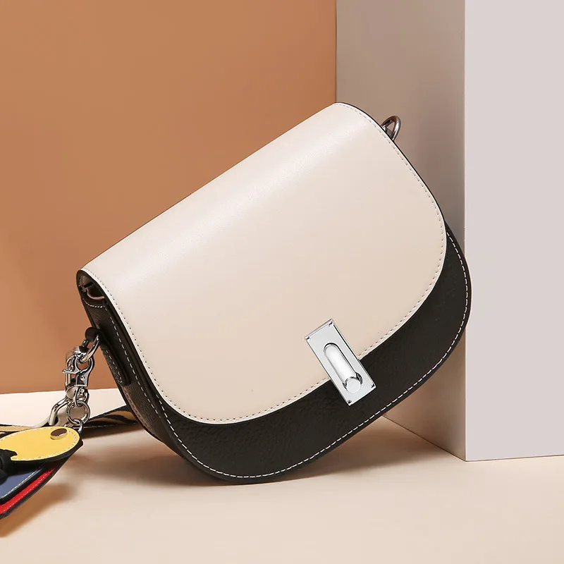 

Real Leather Women's Bag Luxury Female genuine leather handbag Women shoulder Messenger Bags For Women 2019 Designer