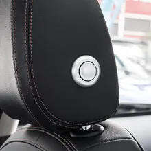 4 pcs For Jaguar XF 2016 2017 XE ABS Chrome Interior Headrest Adjustment Cover Trim Car Accessories 4 pcs For Jaguar XF 2016 2017 XE ABS Chrome Interior Headrest Adjustment Cover Trim Car Accessories