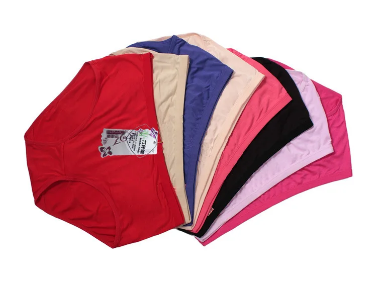 

Free shipping multicolor comfortable brand bamboo fiber large size women underwear sexy briefs women panties 3pcs/lot