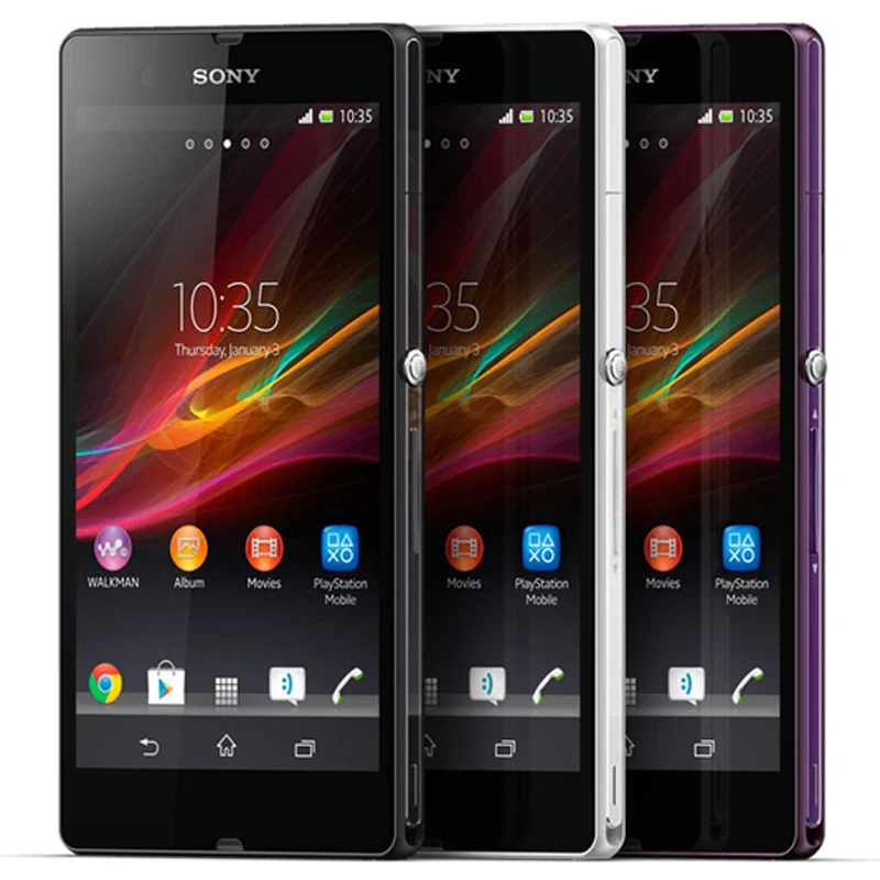 sony Xperia Z L36h C6603 2G ram 16GB rom четырехъядерный 5," экран 13.1MP 1080P разблокированный мобильный телефон