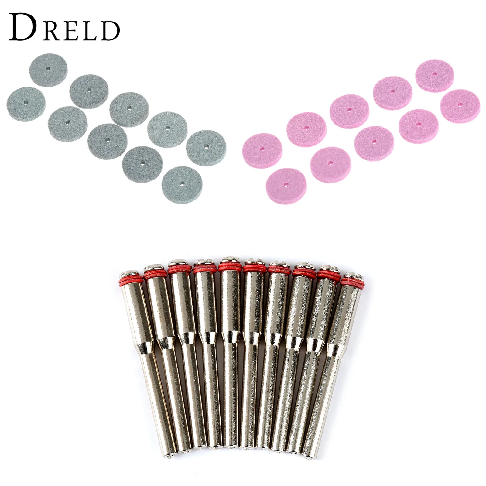 Buy 20Pcs Dremel Accessories 20mm Mini Drill Grinding Wheel Buffing