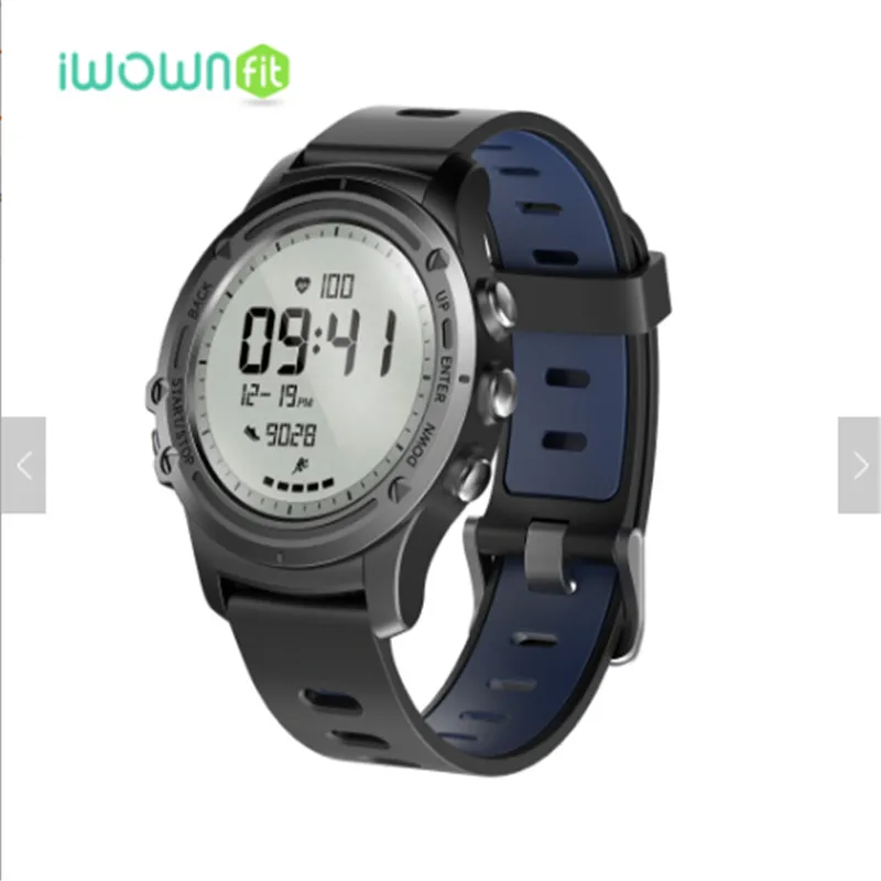 

Presale：2019 New IWOWN P1mini GPS Smart Watch Heart Rate Monitor Fitness Tracker Multiple Sports Modes Reminder Smartwatch