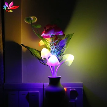 

Sensor Night Light Plum Blossom Flower LED Lamp US Plug 220V Romantic Home Decor-25