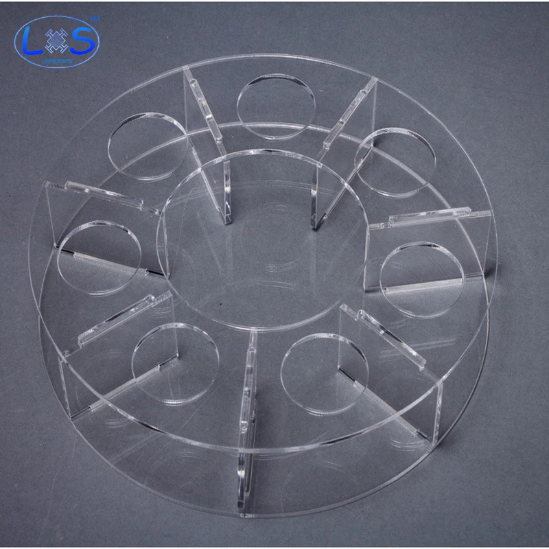 

(LONSUN)Anime Dragon Ball Z Figues The Display Shelf Holder for 3.5cm / 4cm 7 stars Crystal ball Dragonball Action Figure Toy