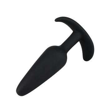 S/M/L 100% Silicone Anal Plug Butt Plug No Vibration Male Prostate Massager G Spot Adult Sex Toys for Men Woman Gay 3 Size 2