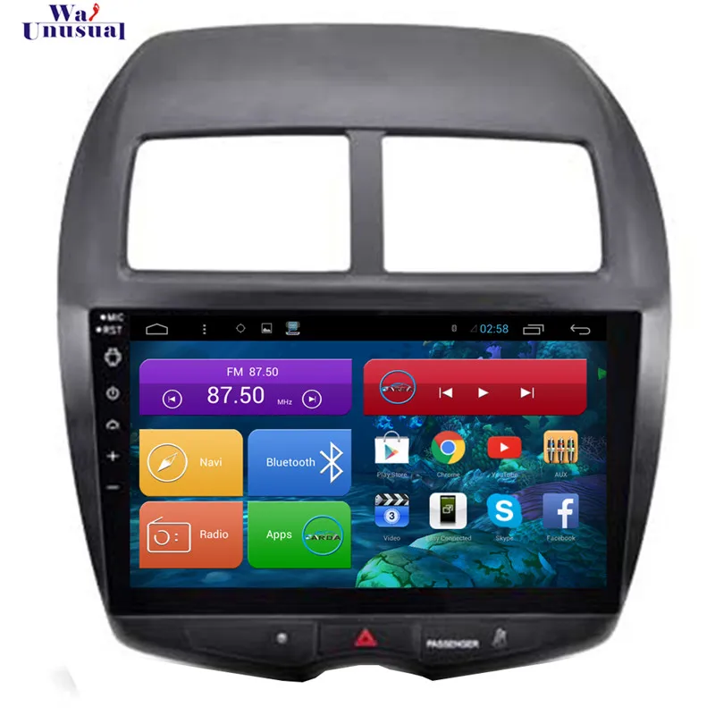 WANUSUAL 10 2 &quot4 ядра 16 г Android 6 0 gps навигации для Mitsubishi ASX 2010 2011 2012 2013 2014 2015 2016 2017 с BT WI FI|gps