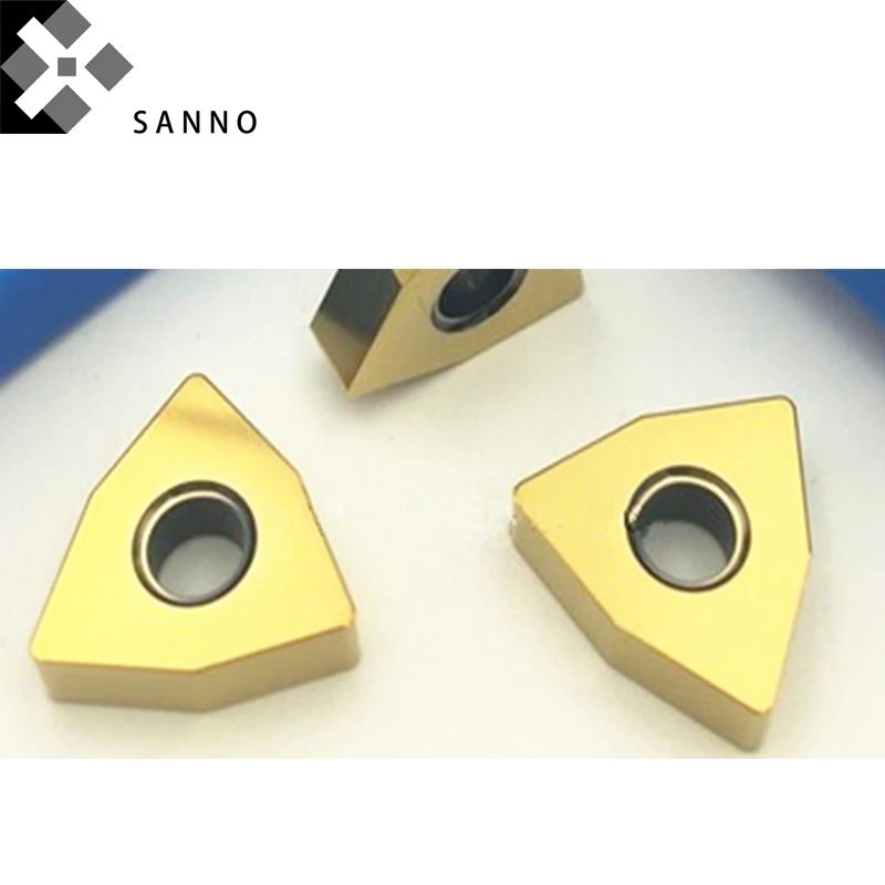 

WNMA080404 / 080408 A66N ceramic coating milling cutter tools blade cnc carbide milling inserts for cast iron, steel