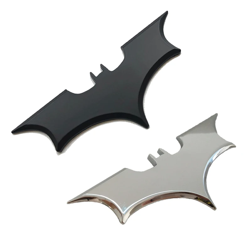 

3D Metal car bat sticker tailgate badge fender trim hood engine cover sticker car body waist line refitting car styling